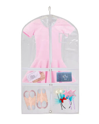 dance-xtras-costume-garment-bag-clear-trim-white